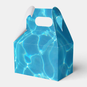 Kristallklarer Himmelblauer Pool Wasser Geschenkschachtel