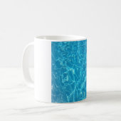 Kristallklarer Himmelblauer Pool Wasser Kaffeetasse (Vorderseite Links)