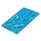 Kristallklarer Himmelblauer Pool Wasser Magnet (Linke Seite)