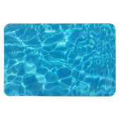 Kristallklarer Himmelblauer Pool Wasser Magnet (Horizontal)