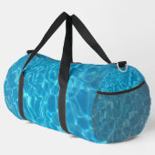 Kristallklarer Himmelblauer Poolwasser Duffle Bag (Rechte Ecke)