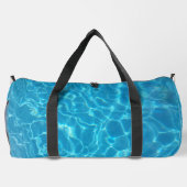 Kristallklarer Himmelblauer Poolwasser Duffle Bag (Rückseite)