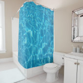 Kristallklarer Himmelblauer Poolwasser Duschvorhang (Beispiel)