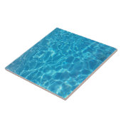 Kristallklarer Himmelblauer Poolwasser Fliese (Seite)