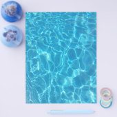 Kristallklarer Himmelblauer Poolwasser Flyer (Einzeln)