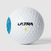 Kristallklarer Himmelblauer Poolwasser Golfball (Logo)