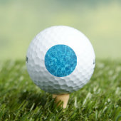 Kristallklarer Himmelblauer Poolwasser Golfball (Insitu T-Shirt)