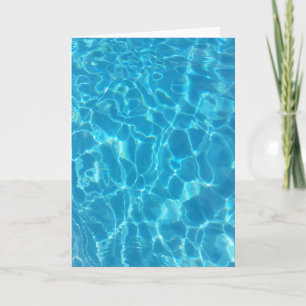 Kristallklarer Himmelblauer Poolwasser Karte