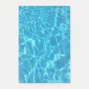 Kristallklares himmelblaues Poolwasser Post-it Klebezettel