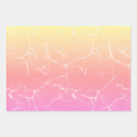 Kristallklares reflektierendes Wasser Geschenkpapier Set (Vorderseite 3)