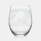 "Kristallklares Trinkwasser-Glas" Weinglas Ohne Stiel (Rückseite)