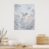 Kristallkolibri Flora Poster (Küche)