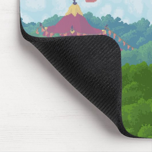 KristallKontrolle - über den Bäumen Mousepad (Ecke)