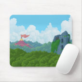 KristallKontrolle - über den Bäumen Mousepad (Mit Mouse)