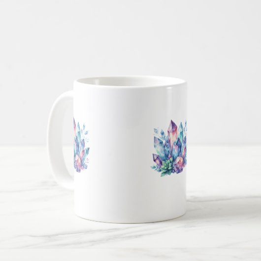 Kristallkristalle Kaffeetasse (Vorderseite Links)