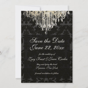 Kristallkronleuchter PixDezines/BarockDamaskus Save The Date