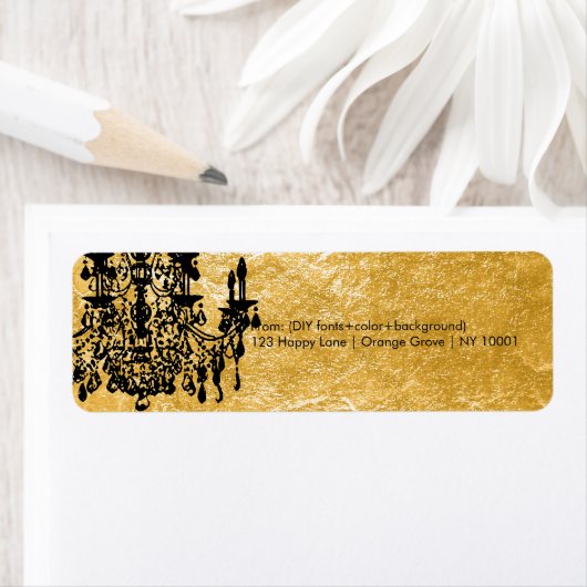 Kristallkronleuchter PixDezines/Imitate Goldfolie (Insitu)