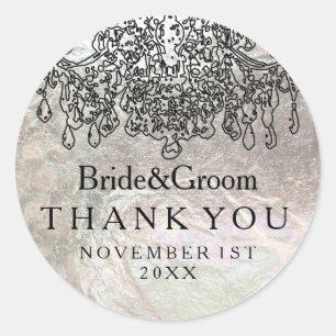 Kristallkronleuchter PixDezines/Imitate, silberne Runder Aufkleber