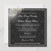 Kristallkronleuchter von Pix Dezines/Staudamm Einladung (Rückseite)