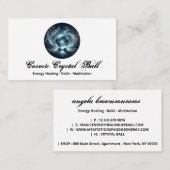Kristallkugel Energie Reiki Meditation Visitenkarte (Vorne/Hinten)