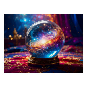 Kristallkugel - Ich sehe ein kosmisches Ereignis i Poster