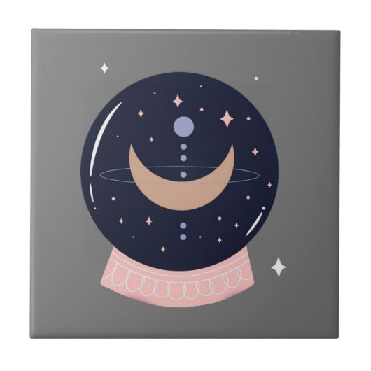 Kristallkugel mystisch fliese (Vorderseite)