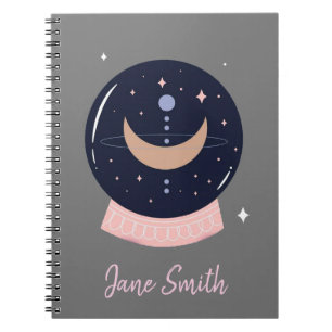 Kristallkugel mystisch notizblock