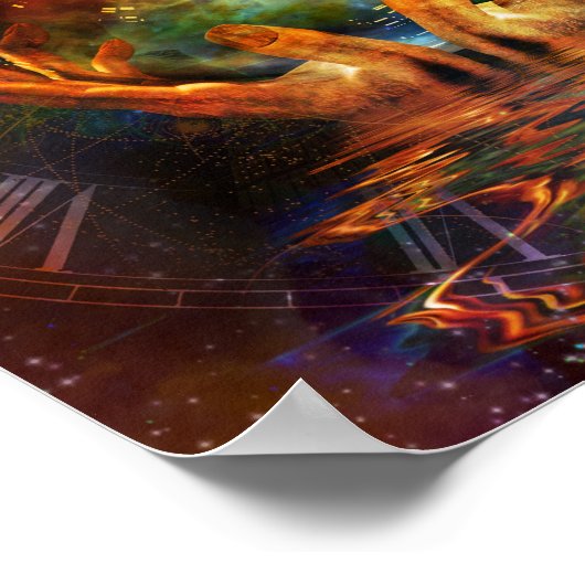 Kristallkugel Poster (Ecke)