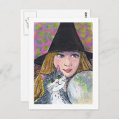 Kristallkugel Postkarte (Vorne/Hinten)