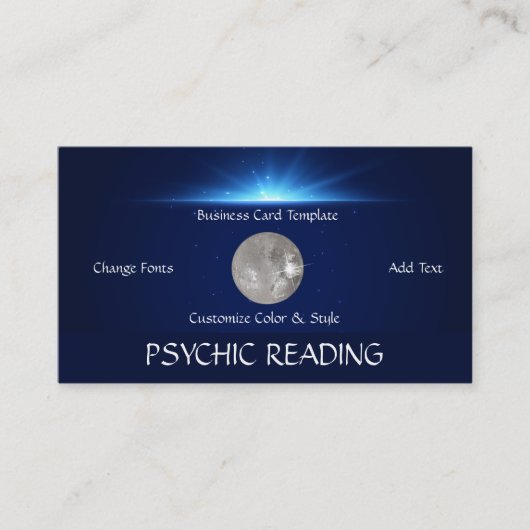 Kristallkugel Visitenkarte (Vorderseite)