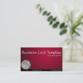 Kristallkugel Visitenkarte (Stehend Vorderseite)