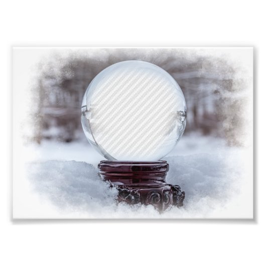 Kristallkugel Vorlage Fotodruck (Vorne)
