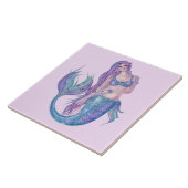 Kristallkunst von Mermaid von Renee Lavoie Fliese (Seite)