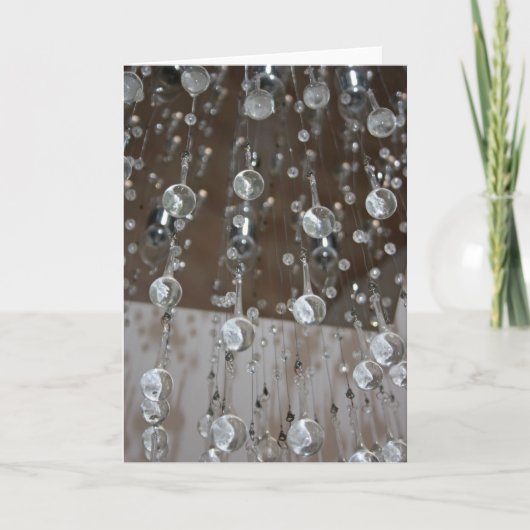 Kristallleuchten-Karte Karte (Vorderseite)