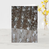 Kristallleuchten-Karte Karte (Gelbe Blume)