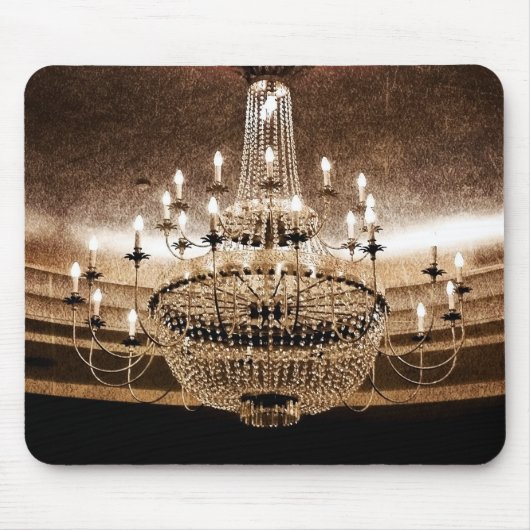 Kristallleuchter blenden Glitz bezaubernde Gla Mousepad (Vorne)