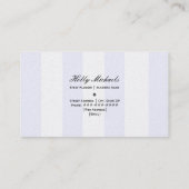 Kristallleuchter-Event-Planer-Visitenkarte Visitenkarte (Rückseite)