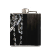 Kristallleuchter schicke Gla Flachmann (Rückseite)