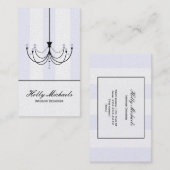 Kristallleuchter-Visitenkarte Visitenkarte (Vorne/Hinten)