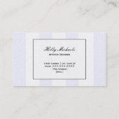 Kristallleuchter-Visitenkarte Visitenkarte (Rückseite)