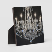 Kristalllüster Luxe Silber Glanz Fotoplatte (Vorderseite)