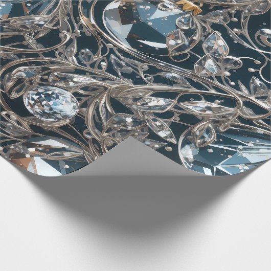 KristallLuxus-Schmuckpapier Geschenkpapier (Ecke)