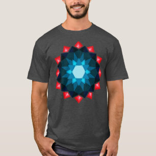 Kristallmandala Diamant T-Shirt
