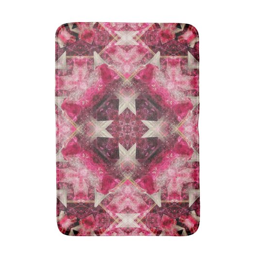 Kristallmatrix-Mandala Badematte (Vorderseite Vertikal)