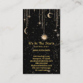*~* Kristallmauern Sterne Sonnenastrologie Visitenkarte (Rückseite)