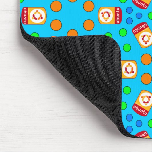 Kristallmausunterlage Ubuntus Linux Mousepad (Ecke)
