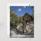 Kristallmilch-Postkarte Postkarte (Vorne/Hinten)