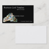 KristallmineralBismuth Visitenkarte (Vorne/Hinten)