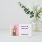 Kristallmineralgeschäft Visitenkarte (Stehend Vorderseite)