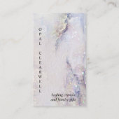 Kristallmineralquarz Sparkle Vertikal Visitenkarte (Vorderseite)